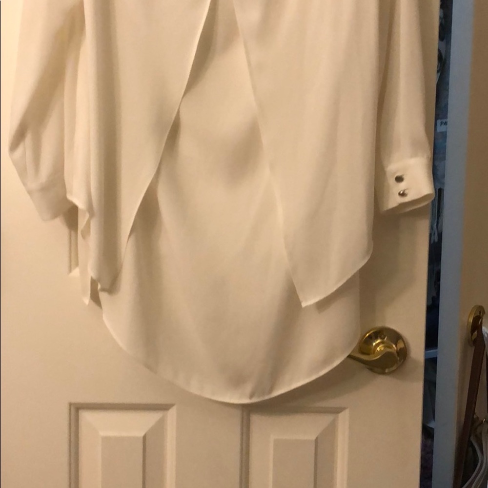 Layered Split Back Blouse - image 5